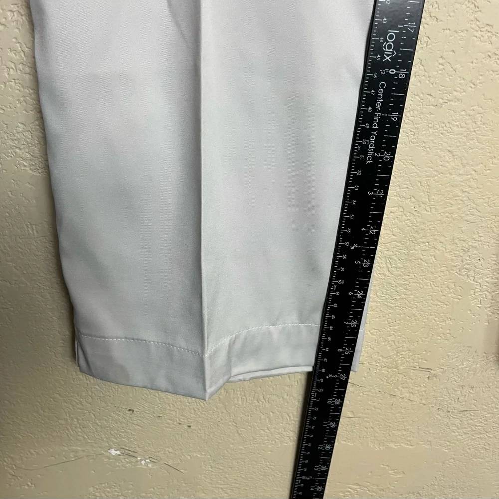 Nike Golf Dri Fit Pants Men's 36x30 Flat Front Golf Beige Polyester‎ Spandex